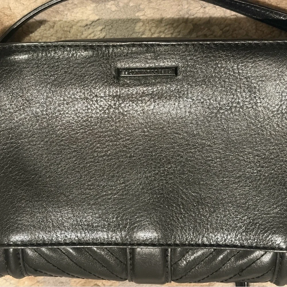 Rebecca Minkoff Black Quilted Leather Shoulder Bag - Picture 10 of 12